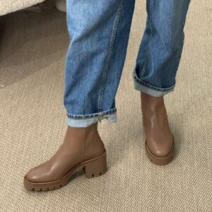 Bottines à talons marron Femme