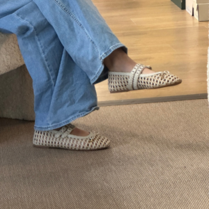 Ballerines Bibi Lou Tressées Beige Crème