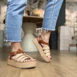 Sandro Rossi Sandales Plateforme Semelle Mémoire de Forme