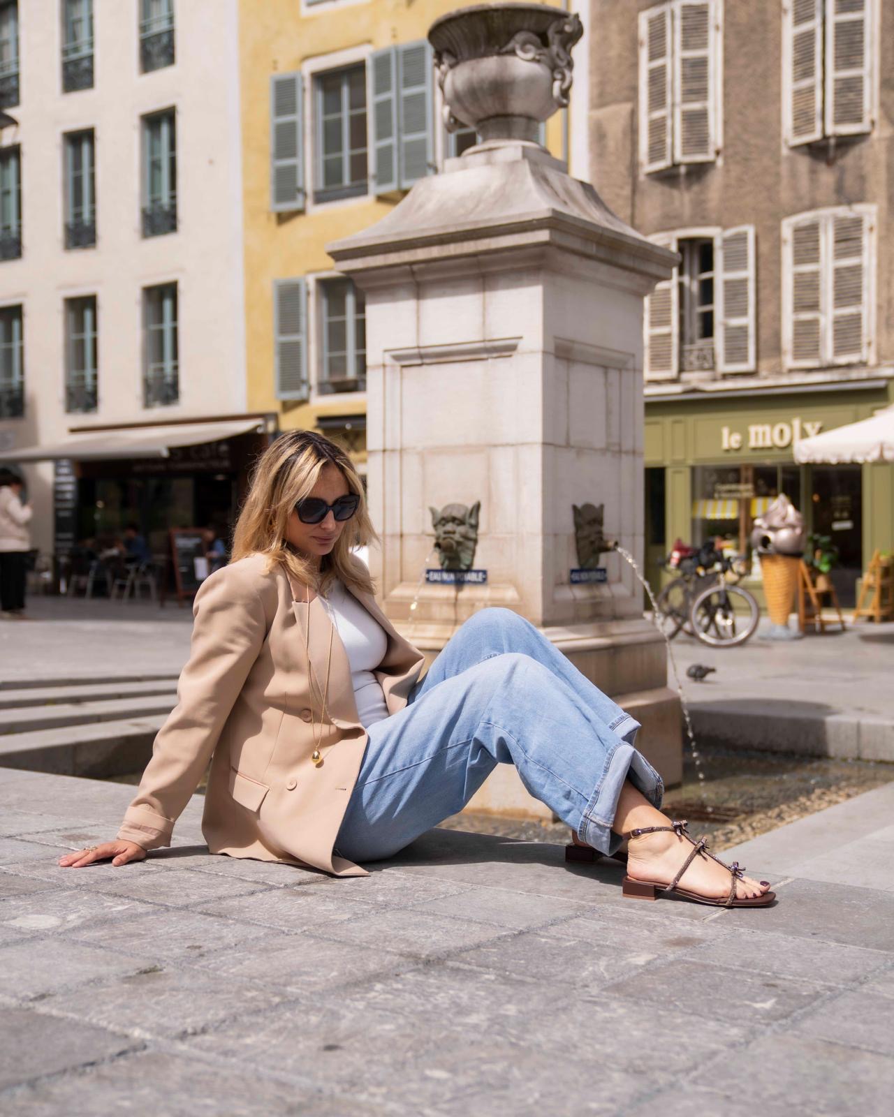 Bibi Lou Sandales Marron Chocolat Petits Nœuds – Image 2