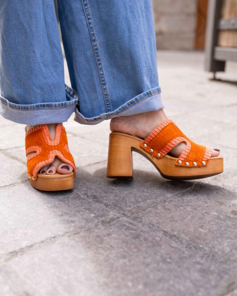 Sabots Ouverts Sandro Rossi Orange